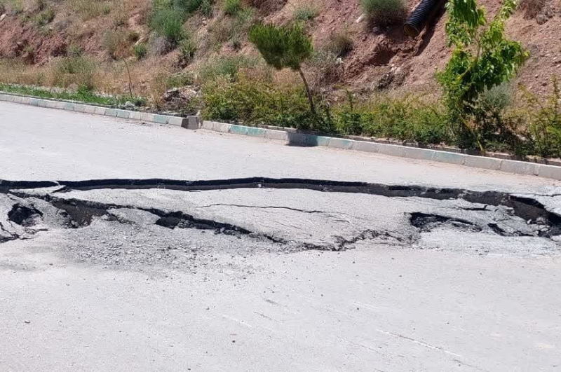 نشست زمین در فاز ۱۱ مسکن مهر پردیس