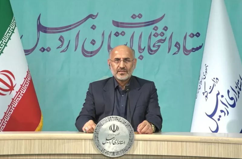 آمار مشارکت در اردبیل