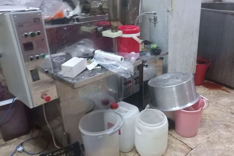 تعطیلی کارگاه غیربهداشتی بستنی فروشی در رشت