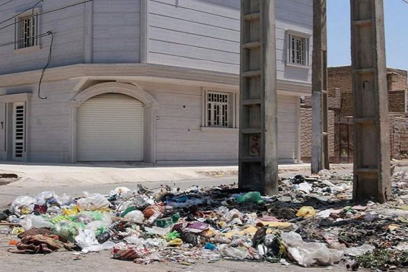 شرایط اسفبار زباله در زاهدان