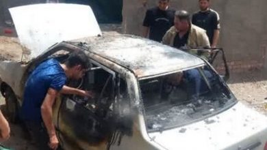 انفجار تلفن‌ همراه خودروی پراید را به آتش کشید