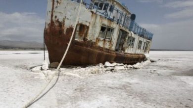 کاهش ۳۳ سانتی متری تراز دریاچه ارومیه