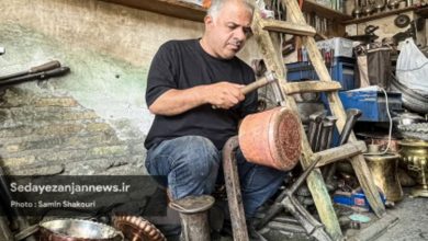 مسگر زنجانی: چرخ زندگی نمیچرخد